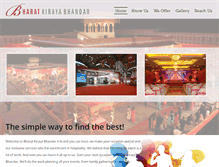Tablet Screenshot of bharatkirayabhandar.com